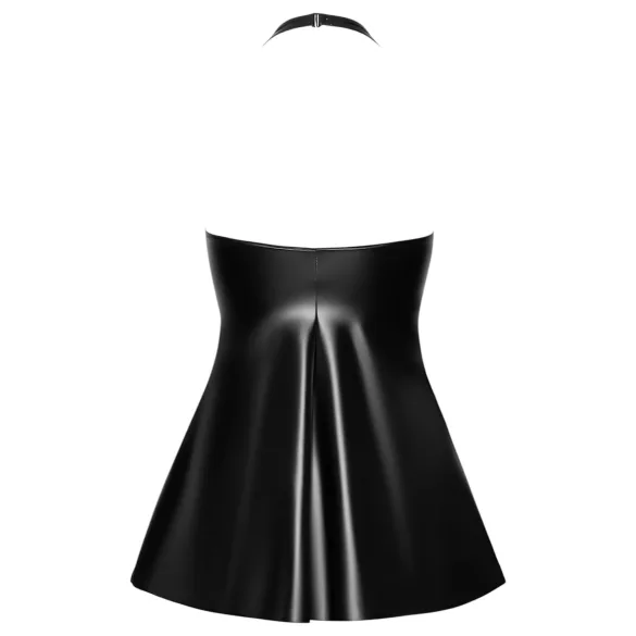 Noir - robe courte moulante effet serpent - noir