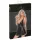 Noir - robe courte moulante effet serpent - noir - M
