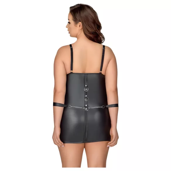 Cottelli - Robe grande taille avec menottes - noir