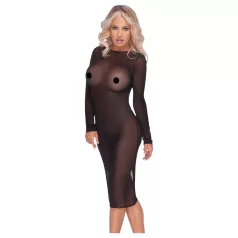   Cottelli Party - robe transparente avec fermeture éclair - noir