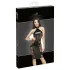 Noir - Robe brillante à col halter (noir) - L