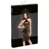 Noir - Robe brillante à col halter (noir) - L