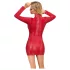 Cottelli - robe courte effet serpent - rouge