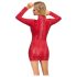 Cottelli - Robe mini motif serpent (rouge) - M