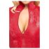 Cottelli - Robe mini motif serpent (rouge) - M