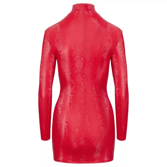 Cottelli - robe courte effet serpent - rouge - M