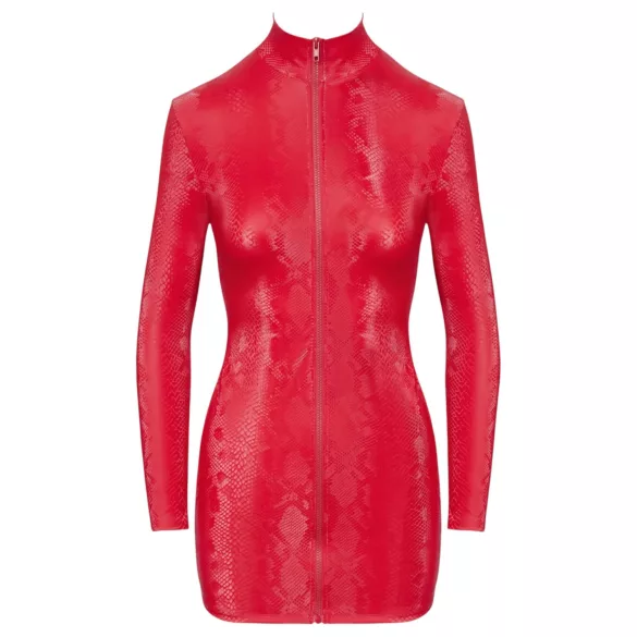 Cottelli - robe courte effet serpent - rouge - L