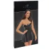 Noir Libido - robe moulante courte - effet mat - noir - M