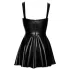 Noir - minirobe noire à lacets devant - M