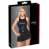 Cottelli - mini-robe effet laqué (noir)