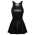Cottelli - mini-robe effet laqué (noir)