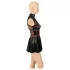 Cottelli - mini-robe en dentelle façon corset (noir) - M