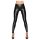 Noir - legging moulant brillant - noir - M