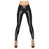 Noir - legging moulant brillant - noir - M