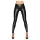 Noir - legging moulant brillant - noir - L