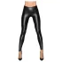 Noir - legging moulant brillant - noir - L
