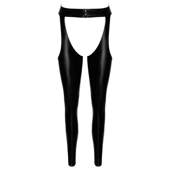 Noir - bas brillants ouverts - noir