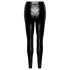 Noir - legging long brillant - noir