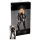 Noir - Combinaison moulante manches longues brillante - noir - L
