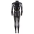 Cottelli - combinaison moulante brillante manches longues - noir - M