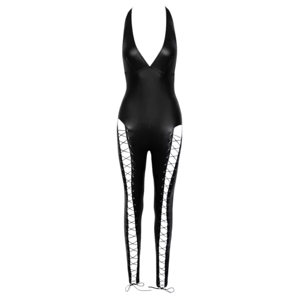 Cottelli Party - Combinaison corset à col (noir) - L