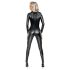Noir - Combinaison longue motif serpent (noir) - L