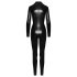 Noir - Combinaison longue motif serpent (noir) - L