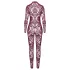 Noir Kink Royal - body résille transparent - rouge - M