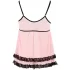 Cottelli - Babydoll sexy à volants - lingerie femme - L