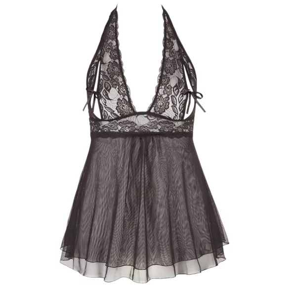 Cottelli - Babydoll grande taille dentelle - noir - 3XL