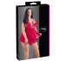 Cottelli Plus Size - babydoll sexy en dentelle - grande taille - rouge - XL