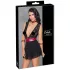 Babydoll dentelle noir avec col bondage Cottelli