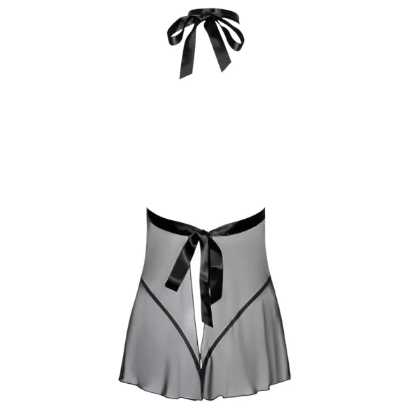 Kissable - nuisette babydoll dentelle tour de cou - noir - L/XL