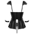 Cottelli Bondage - Robe en dentelle avec menottes (noir) - L