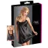 Cottelli - Nuisette satin - noire - XL