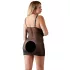 Cottelli - nuisette grande taille transparente en dentelle - noir - 2XL
