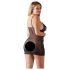 Cottelli - Nuisette transparente en dentelle grande taille (noire) - 3XL