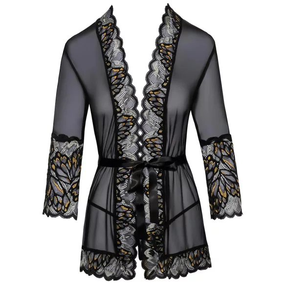 Kissable - peignoir court (noir) - L/XL