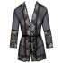 Kissable - Peignoir court (noir) - L/XL