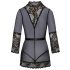 Kissable - Peignoir court (noir) - L/XL
