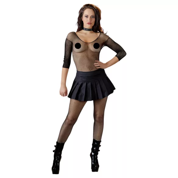 Cottelli - Jupe plissée courte - noire - XL