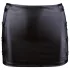 Cottelli - jupe mini brillante à boucles - simili cuir noir - L