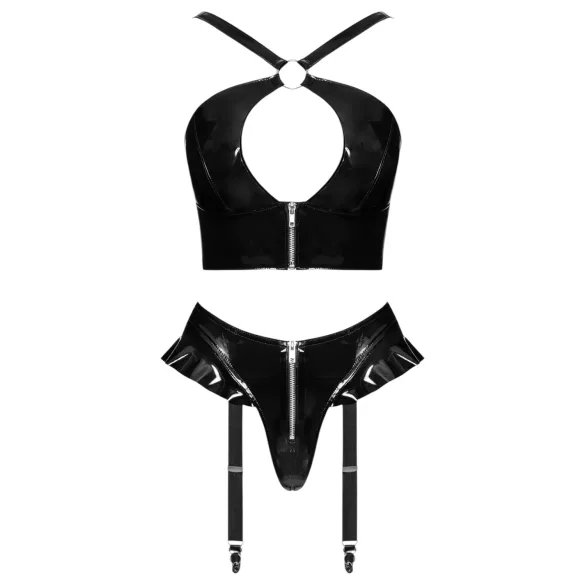 Black Level - ensemble croisé sexy - noir