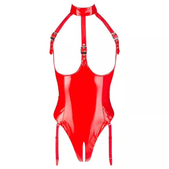 Black Level - body ouvert tour de cou - rouge