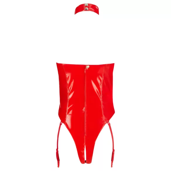 Black Level - body ouvert tour de cou - rouge - L