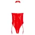 Black Level - body ouvert tour de cou - rouge - L
