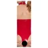 Black Level - body ouvert tour de cou - rouge - L