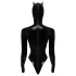 Black Velvets - body Batwoman manches longues - noir