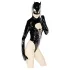 Black Velvets - body Batwoman manches longues - noir