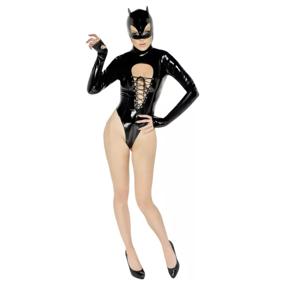 Black Velvets - body Batwoman manches longues - noir - L